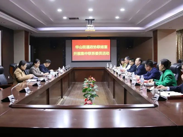 20250327154510671067 华山街道开展集中联系政协委员活动